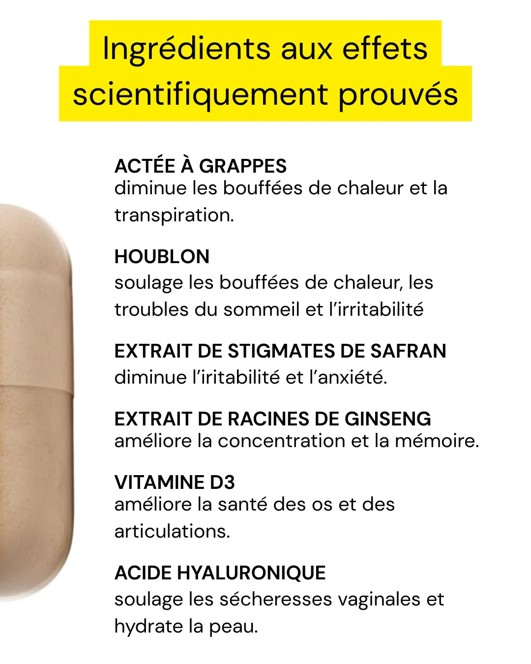 Complément ménopause